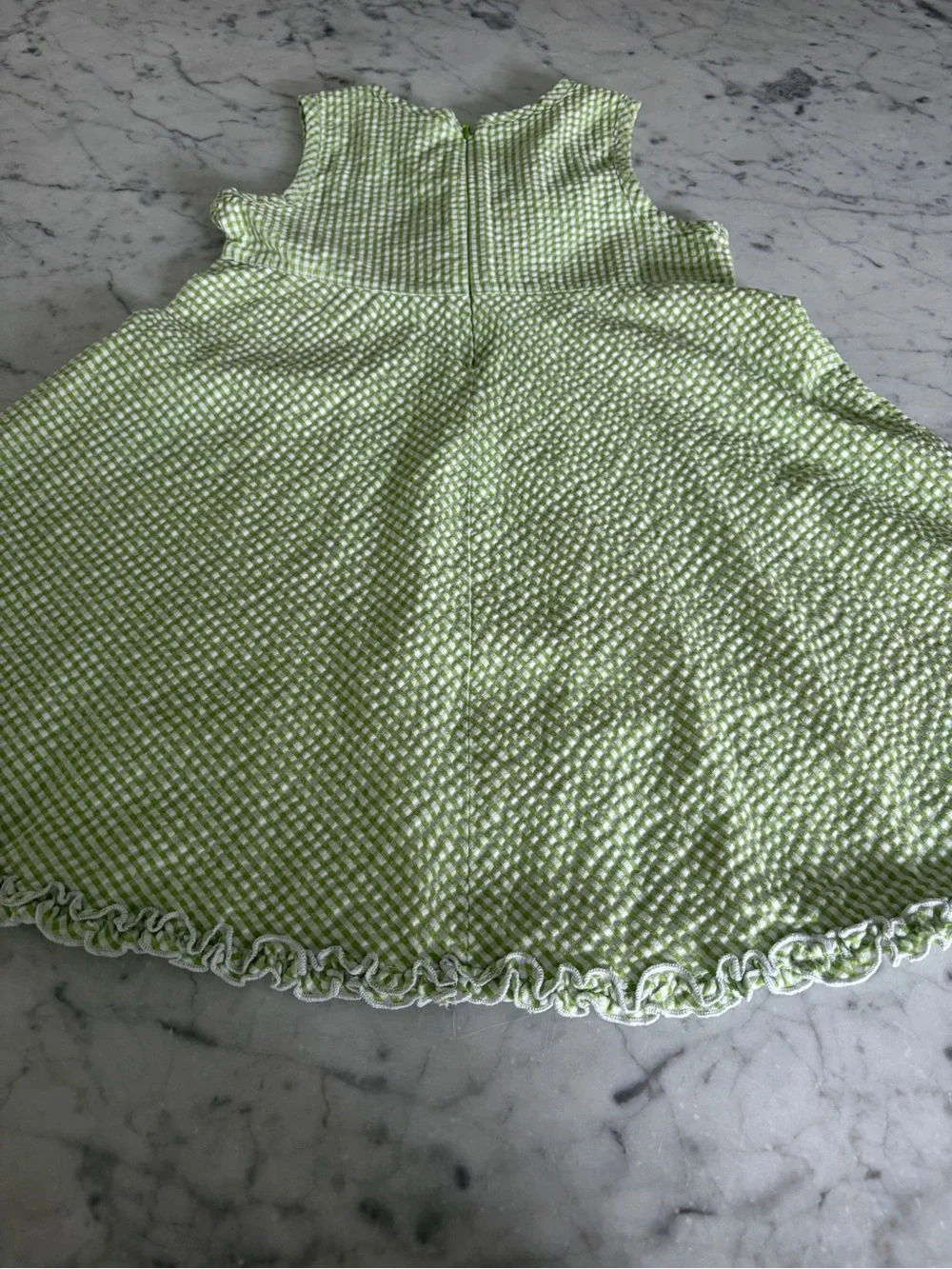 Vintage 00s Toddler Girls Seersucker Dress (4T)